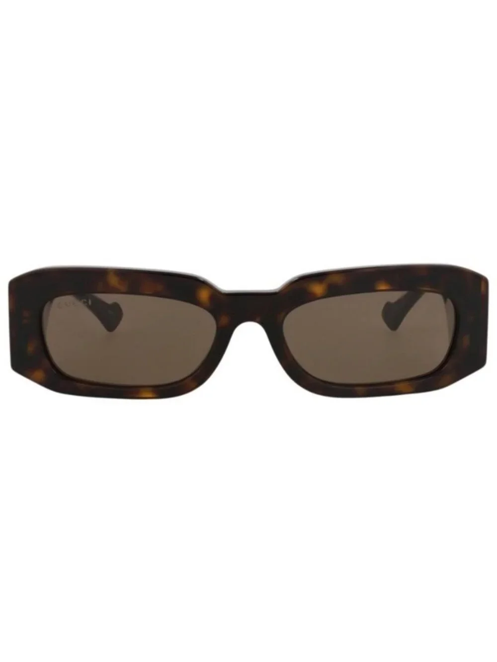New Gucci Mens Square/Rectangle Havana Havana Brown Fashion Designer Sunglasses